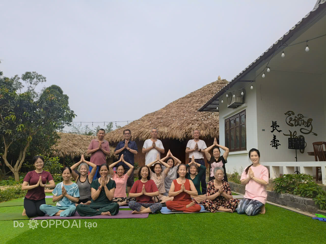 Không gian thanh lọc Tuệ An tại Homestay Rainbowl